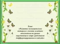 Презентация6 Описание педагогического опыта