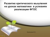 Технология развития критического мышления