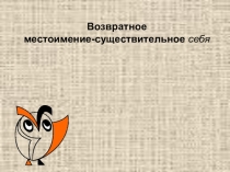 Урок по русскому языку: Возвратные местоимения