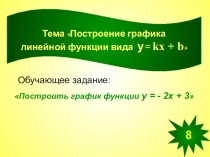 Линейная функция