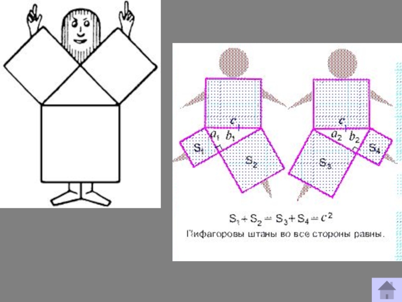 Штаны пифагора рисунок