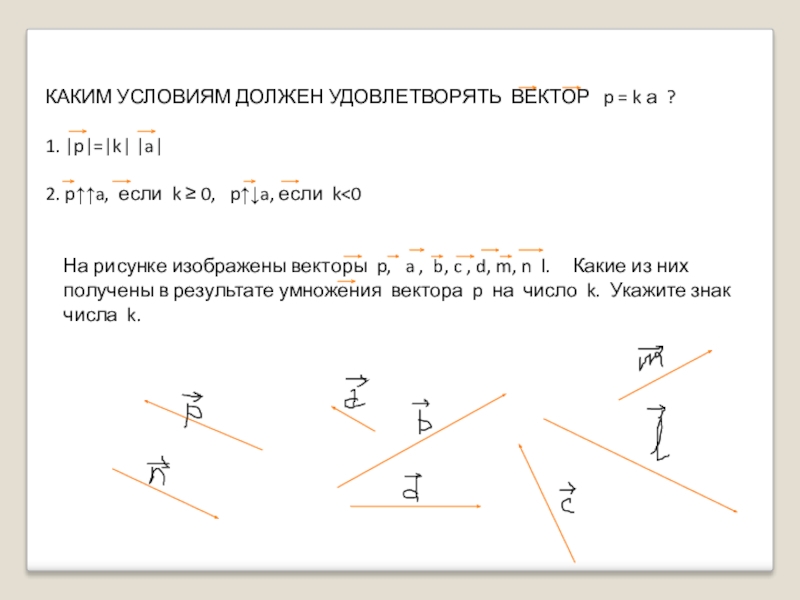 Векторы a и b 8