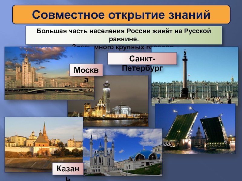 Какие вы знаете крупные города. Почему большая часть населения России живет на равнинах. Большая часть. Как живёт большая часть России.
