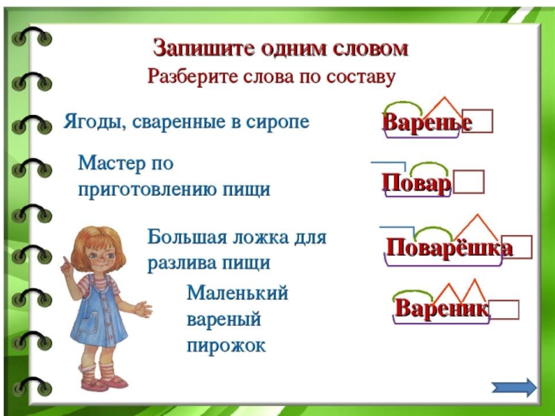 Повторение по теме состав слова 2 класс презентация