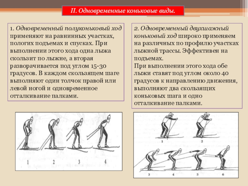 Полуконьковый ход презентация