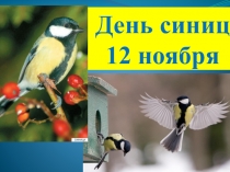 Презентация к сценарию праздника День синиц