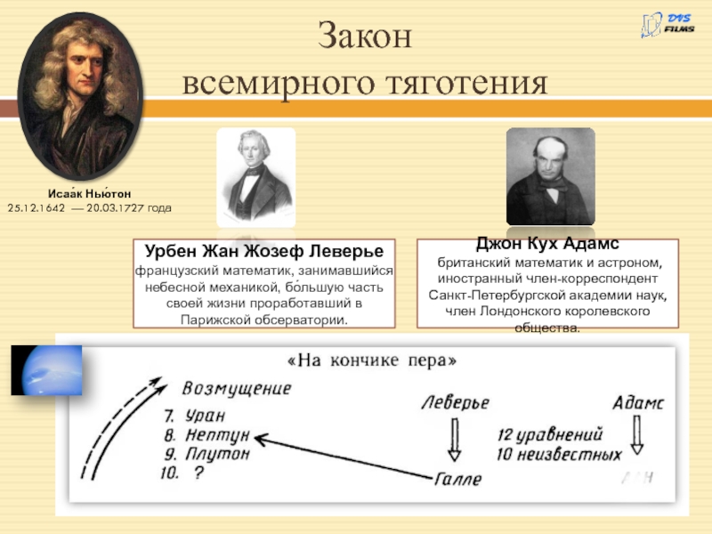 Законы небесной механики и научная картина мира доклад