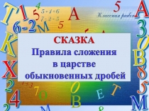 Презентация по математике на тему Сложение и вычитание дробей с разными знаменателями (5 класс)