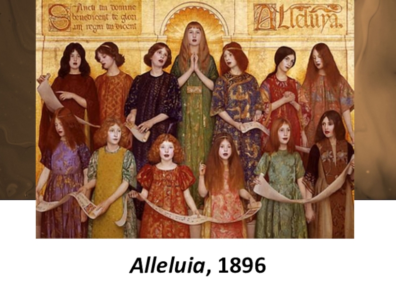 Alleluia, 1896
