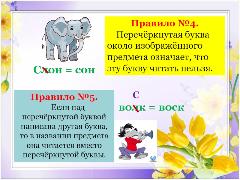 Что в ребусе означает перечеркнутая картинка