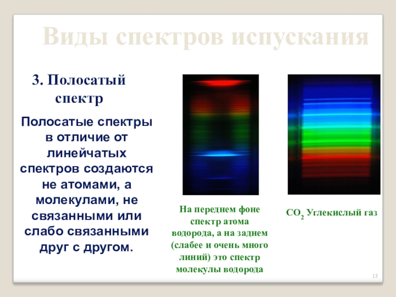 В чем главная причина различия спектров. Сплошной спектр линейчатый спектр полосатый спектры. Линейчатый спектр газа. Спектры и спектральный анализ. Полосатые спектры испускания.