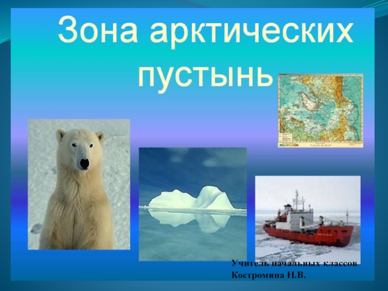 Презентация Презентация по окружающему миру на тему Зона арктических пустынь (4 класс)
