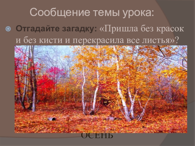 Пришвин осеннее утро презентация 1 класс планета знаний