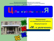 Проект Целый огромный мир и я