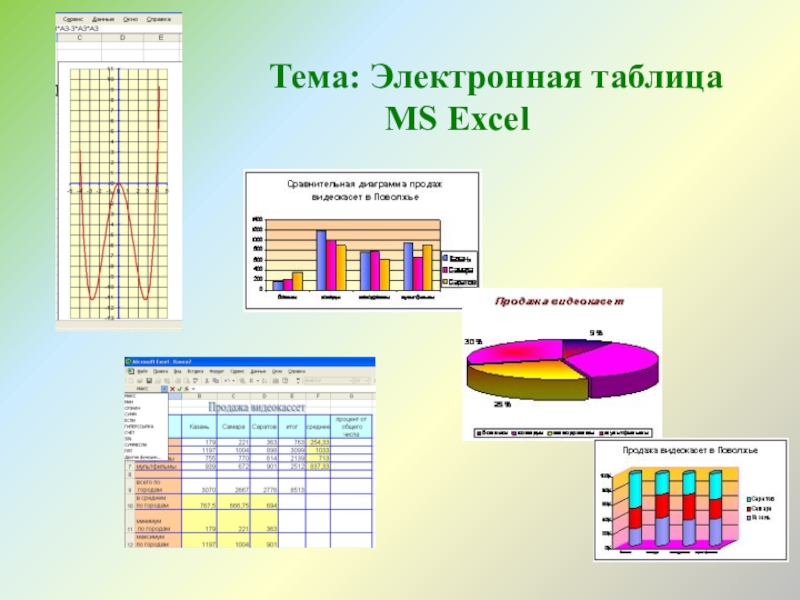 Презентация Методическая разработка урока с использованием информационных технологий по дисциплине Информатика. Тема: Электронная таблица MS Excel.