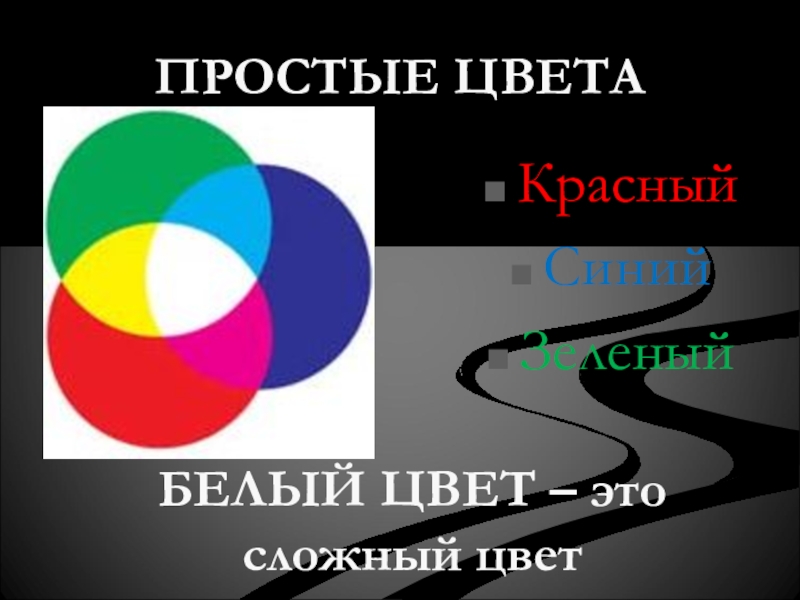 Простые цвета. Простые цвета физика. Простые и сложные цвета. Основные цвета физика.