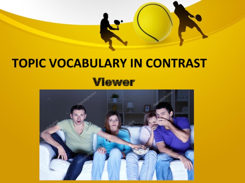 Topic vocabulary in contrastViewer