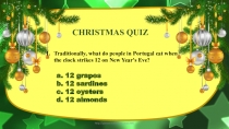 Викторина по английскому языку на тему Christmas quiz