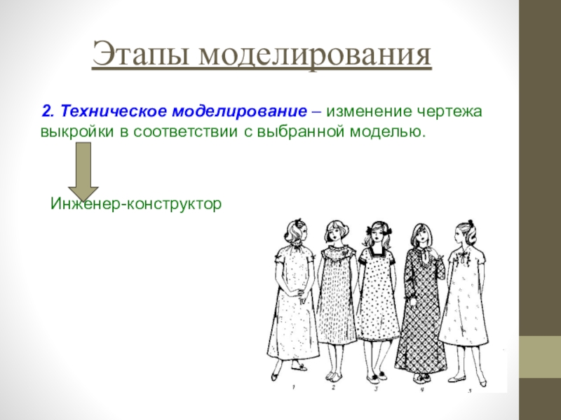 Процесс изменения чертежа основы изделия в соответствии с выбранной моделью называется