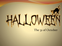 Презентация по английскому языку Halloween