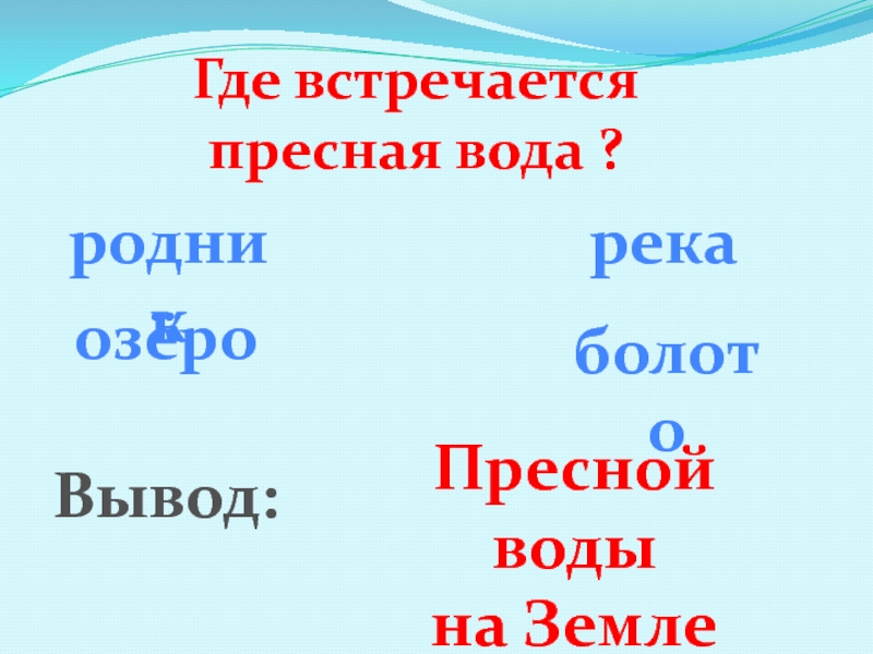 Где вода лучше. Где пресная вода. Где встречается вода. Где можно встретить пресную воду. Где пресная вода встречается.