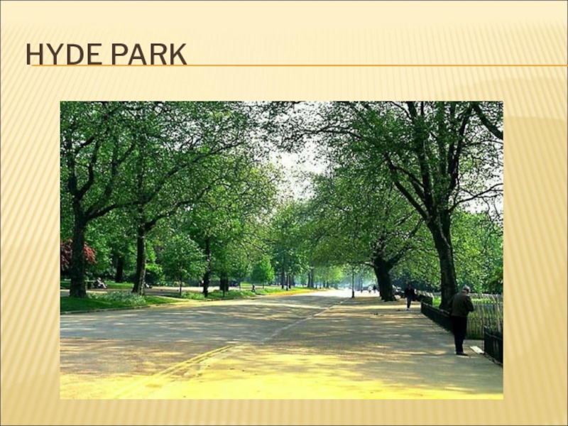 Презентация london parks