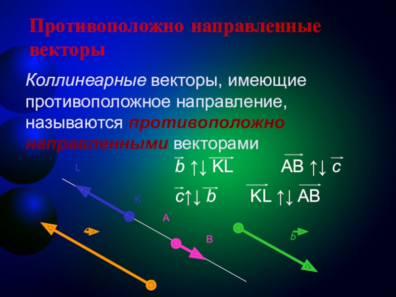 Векторы презентация 11 класс