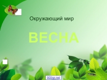 Презентация по окружающему миру на тему Весна (начальные классы VIII вида)