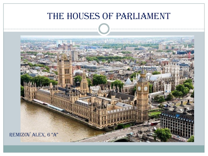 Презентация The Houses of Parliament