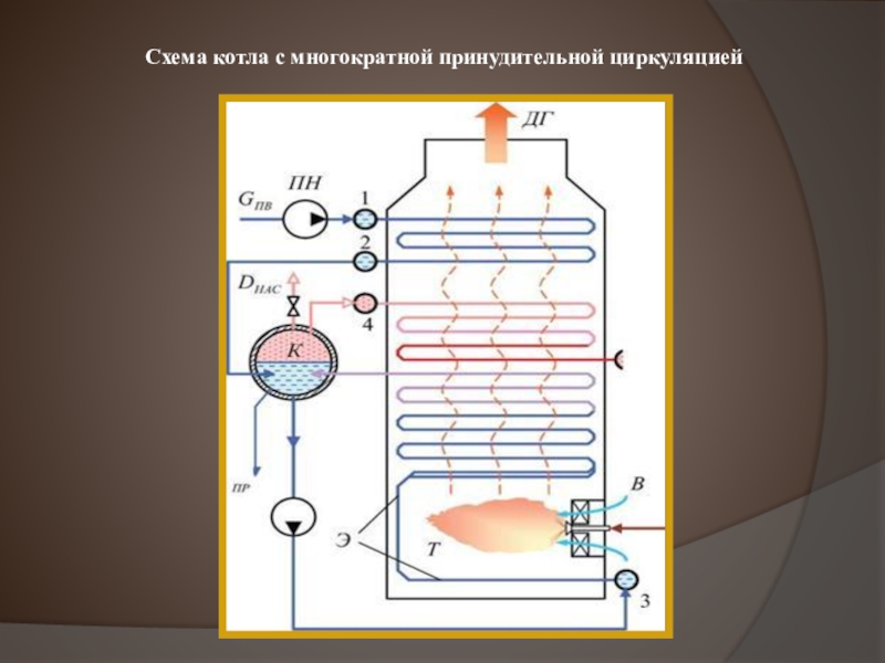 Схема циркуляции котла