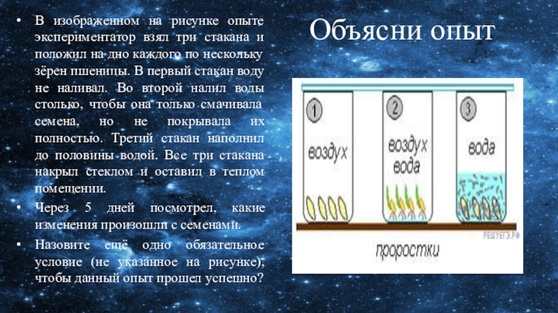 Назовите еще одно обязательное условие не указанное на рисунке чтобы данный процесс прошел успешно