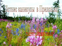 Презентация ученика Каникулы в Приленске