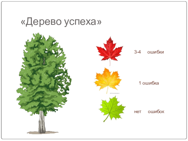 Картинка дерево для рефлексии на уроке