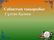 Презентация Сұлтан Қалиев