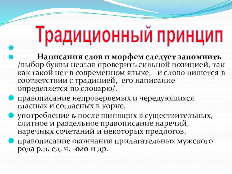 10 класс презентация принципы русской орфографии