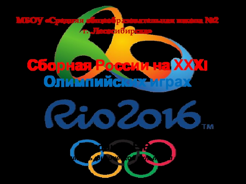 Презентация Презентация по теме Сборная России на XXXI Олимпийских играх в Рио