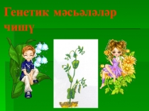 Презентация по биологии на тему Генетик мәсьәләләр чишү (10 класс)