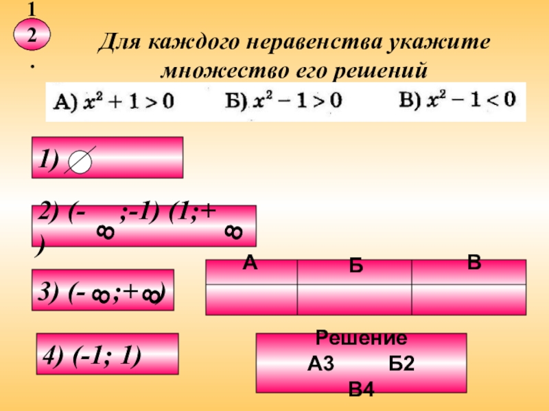 Неравенство алгебра 9. Неравенства 9 класс. Решение неравенств 9 класс. Для каждого неравенства множество его решений. Укажите множество решений неравенства.