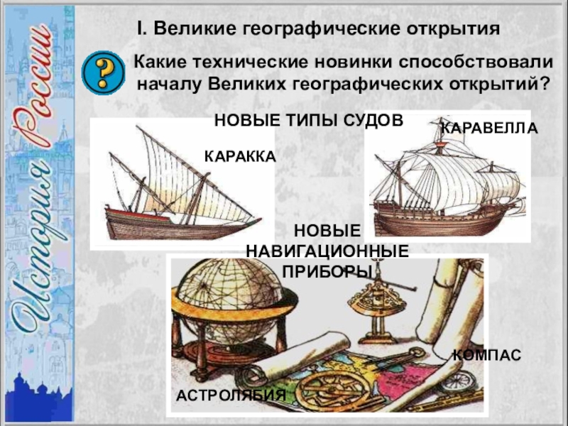 Мир и россия в начале эпохи великих географических открытий презентация