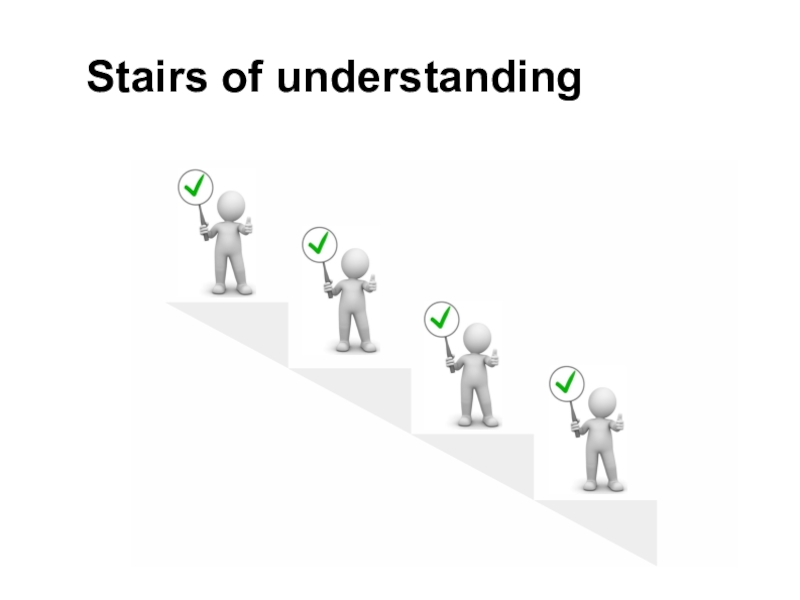 Stairs of understanding