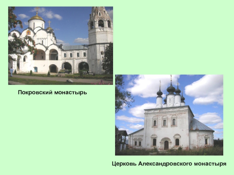 Покровский монастырьЦерковь Александровского монастыря