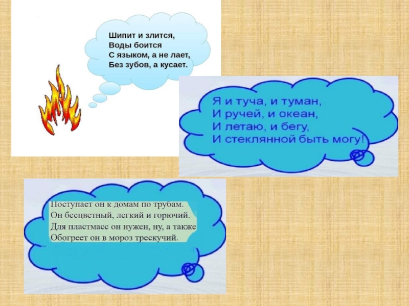 Огонь вода газ окружающий мир 3 класс презентация