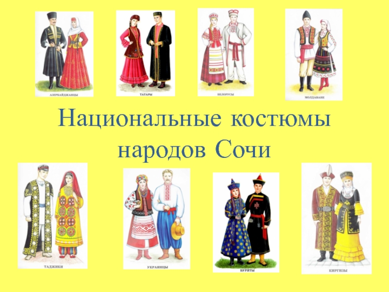 Какие костюмы народов россии