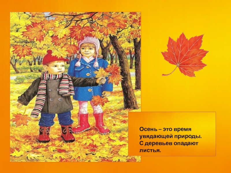 Презентация 4 года. Осень время увядания. Одежда на осеннее время года презентация. Осенило это. Три осени сестрички картинки для детей.