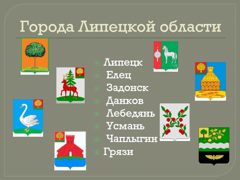 Липецк область. Города Липецкой области. Гербы городов Липецкой области. Гербы городов Липецкой губернии. Города Липецкой области презентация.