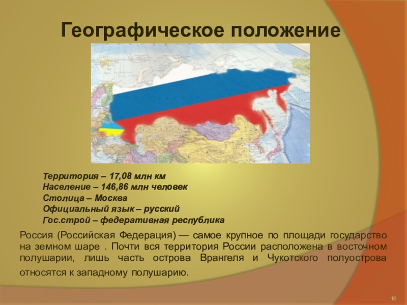 Презентация о россии по географии