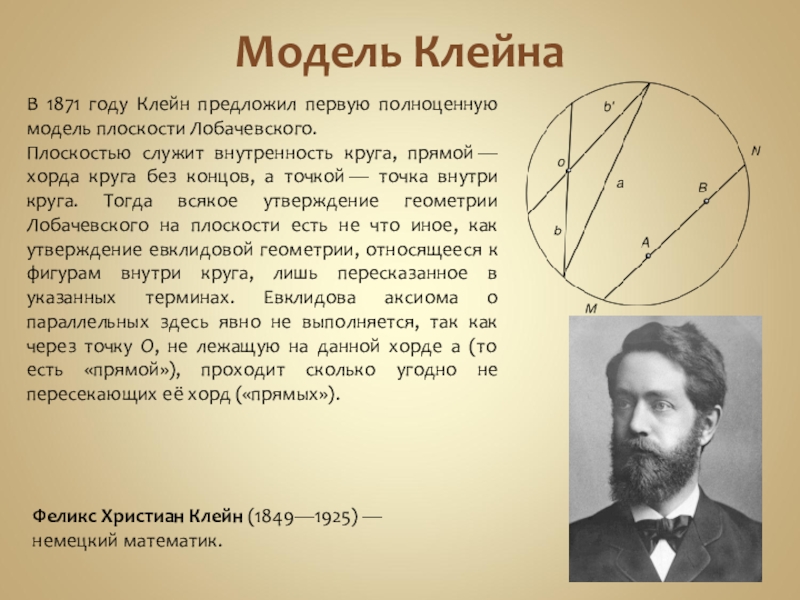 Геометри мод. Модель Пуанкаре геометрии Лобачевского. Геометрия Лобачевского модель Келли - Клейна. Модель Бельтрами Клейна. Клейн неевклидова геометрия.