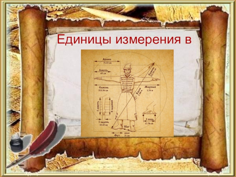 Проект как измеряли люди в древности