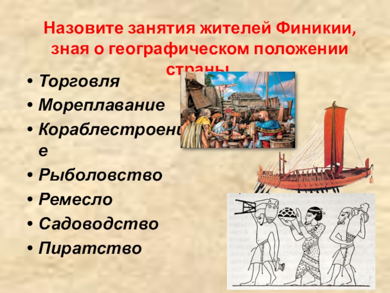 Урок финикийские мореплаватели. Финикия занятия населения 5 класс. Занятия жителей древней Финикии. Занятия древних жителей Финикии. Финикия древние занятия населения.