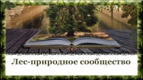 Презентация по окружающему миру Веб-квест Лес - природное сообщество